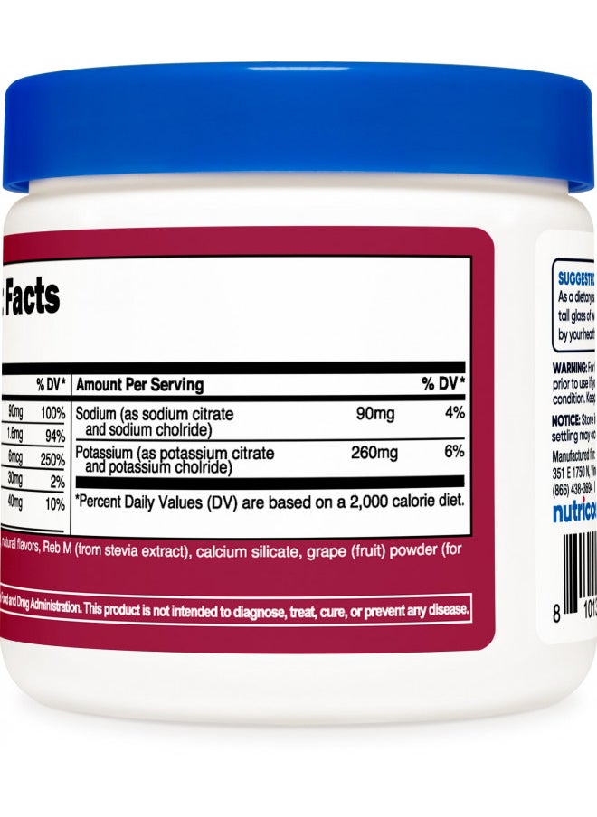 Nutricost Electrolyte Complex Powder (60 Servings, Grape) - Hydration Supplement Drink Mix with Vitamins and Minerals