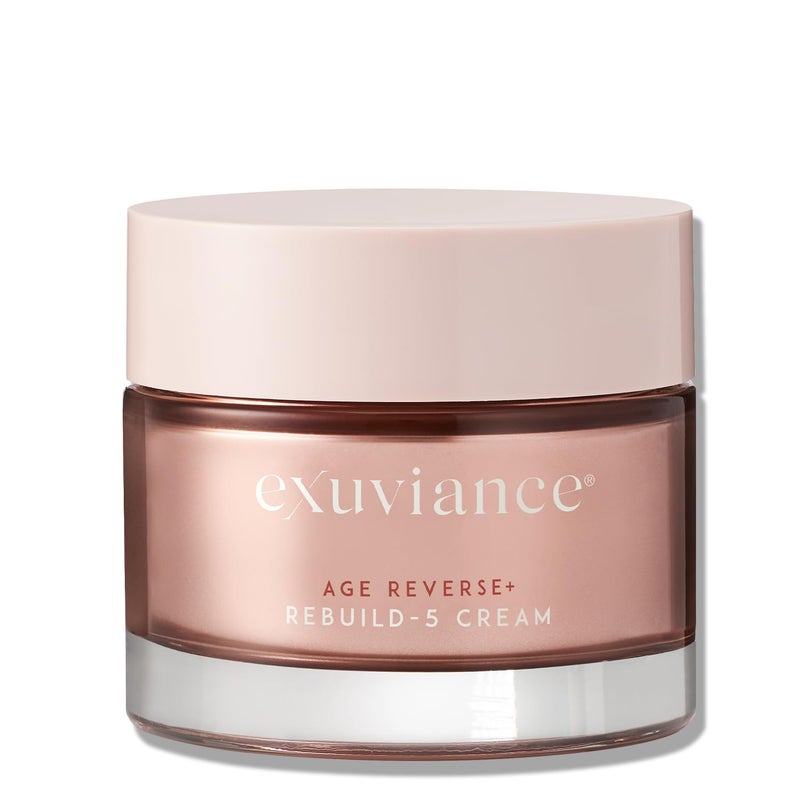 EXUVIANCE AGE REVERSE  Rebuild5 Antiaging Moisturizer Cream with Shea Butter Glycerin Vitamin E Peony Botanical PHA Aminofil and MicroDiPeptide229 17 oz