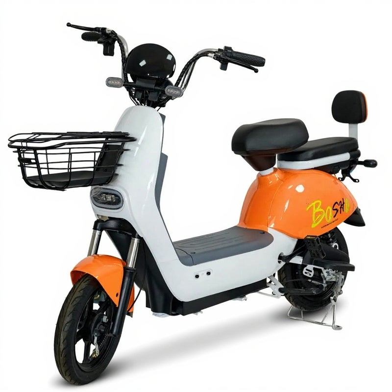 Maiduoduo Electric Ride-on Scooter 14 Inch Tires 48V 12A 350W - Orange - MDD-WS
