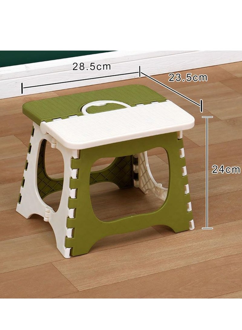 كرسي صغير محمول قابل للطي، مقعد صغير الحجم وخفيف الوزن ومضاد للانزلاق، حامل خطوة سهل التخزين، للبالغين والأطفال - Image 4
