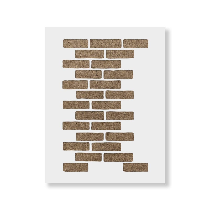 Stencil Revolution Brick Stencil Template - Reusable Pattern Wall Stencil for Painting Walls and Home Decor - Image 5