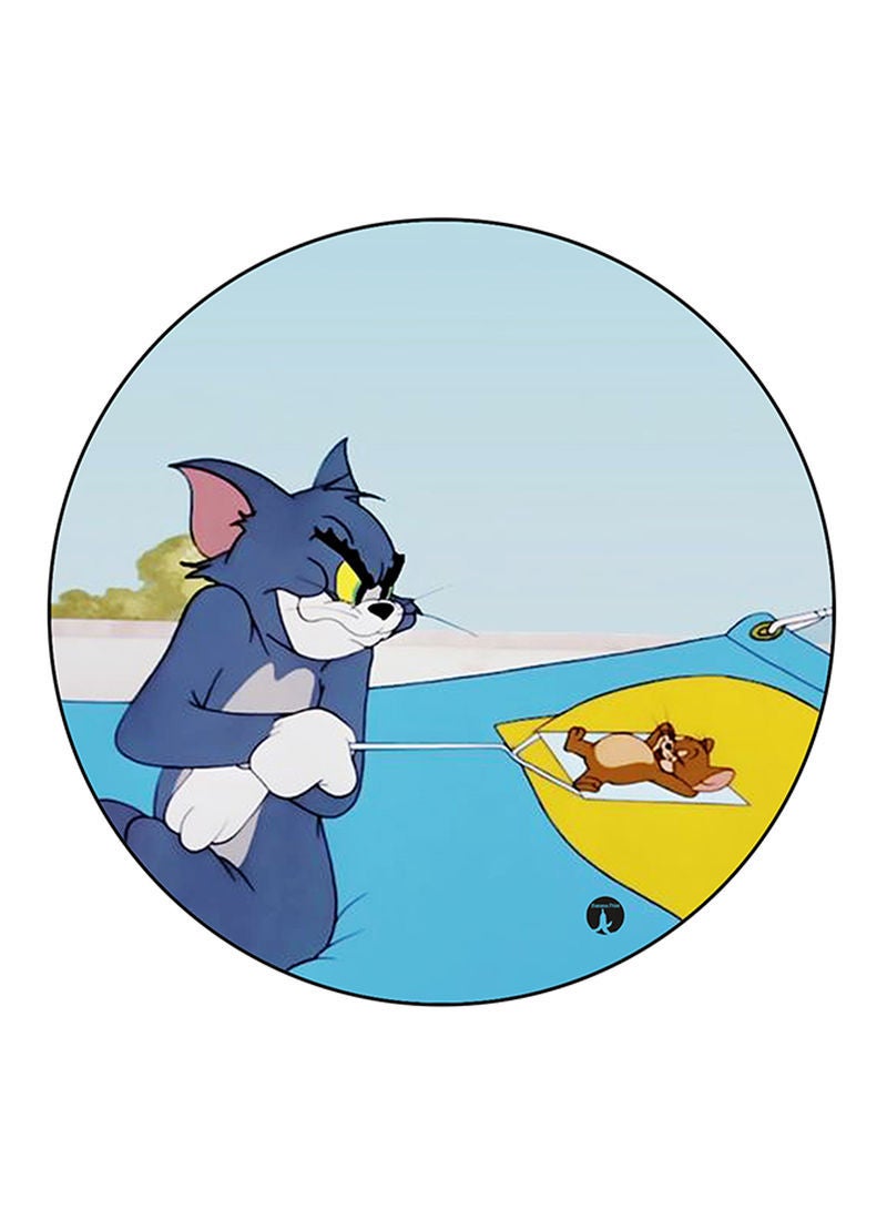 Tom And Jerry Printed Mouse Pad Multicolour