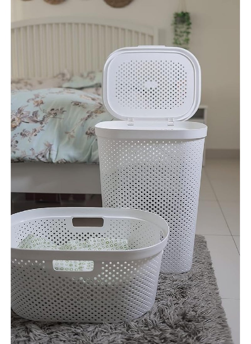 Homesmiths 38 Liter Laundry Basket Oval - Image 5