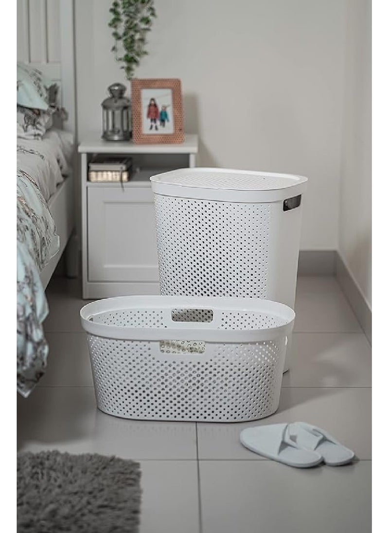 Homesmiths 38 Liter Laundry Basket Oval - Image 4
