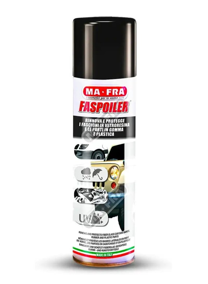 MAFRA Faspoiler Renews And Protects Exterior Fiber Glass, Rubber And Plastic Parts For Car Care, 300 Ml - Image 1