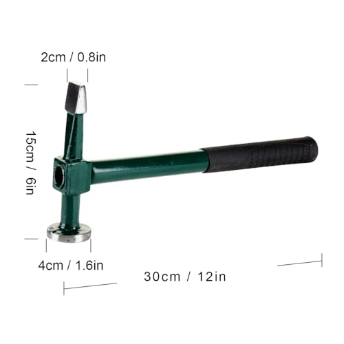 BinaryABC Sheet Metal Hammer,Auto Body Planishing Hammer,Car Body Repair Tool,Autobody Tools and Equipment - Image 2