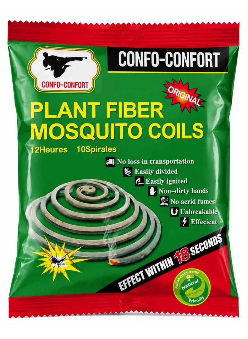 Mosquito Repellent Citronella Coils For Outdoor 1 Pack 5 Coils Multicolor - Image 3