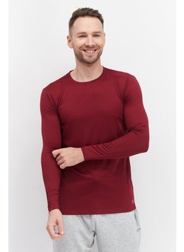 Men Sportswear Fit Long Sleeve Training T-Shirts, Maroon - pzsku/ZC87E3D2EBD16070CF08EZ/45/_/1726108975/fa2da1c9-5c49-4add-a7a9-8367abaa0909