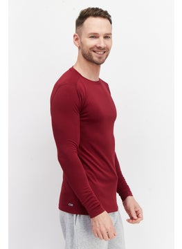 Men Sportswear Fit Long Sleeve Training T-Shirts, Maroon - pzsku/ZC87E3D2EBD16070CF08EZ/45/_/1733148612/207f540c-3298-469a-8347-1bc82bc921ee