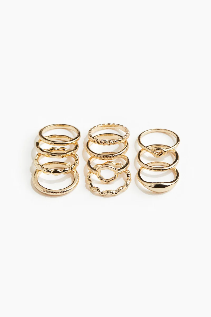 H&M 11-pack rings