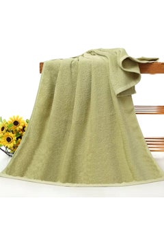 MAXQON Pack Of 2 - Beach Towel - 100% Cotton 600 GSM Over Sized (90x180cm), Highly Absorbent Bath Sheet For Pool, Beach, Fitness, Sports, Yoga, Color-Beige  - Image 5