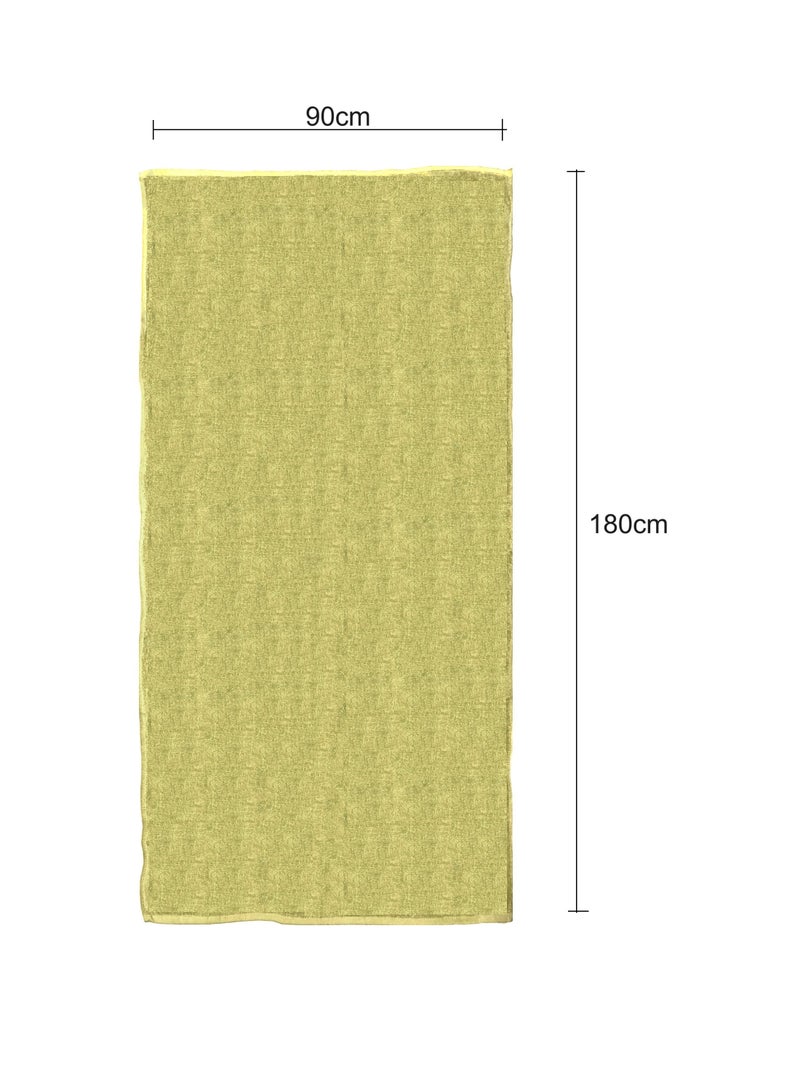 MAXQON Pack Of 2 - Beach Towel - 100% Cotton 600 GSM Over Sized (90x180cm), Highly Absorbent Bath Sheet For Pool, Beach, Fitness, Sports, Yoga, Color-Beige  - Image 3