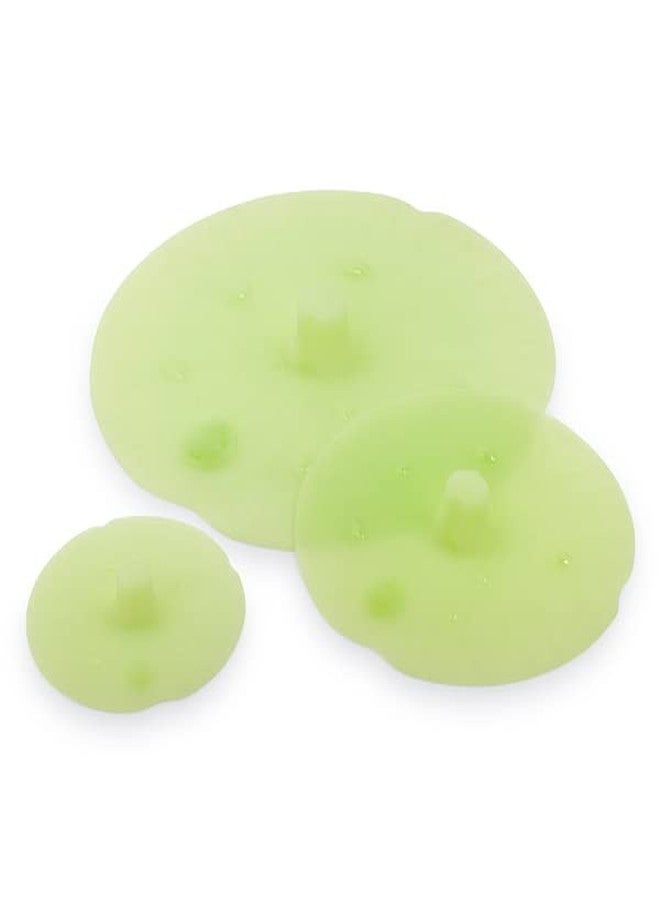 Sur La Table Lily Pad Storage Lids, Set of 3, Green - Image 3