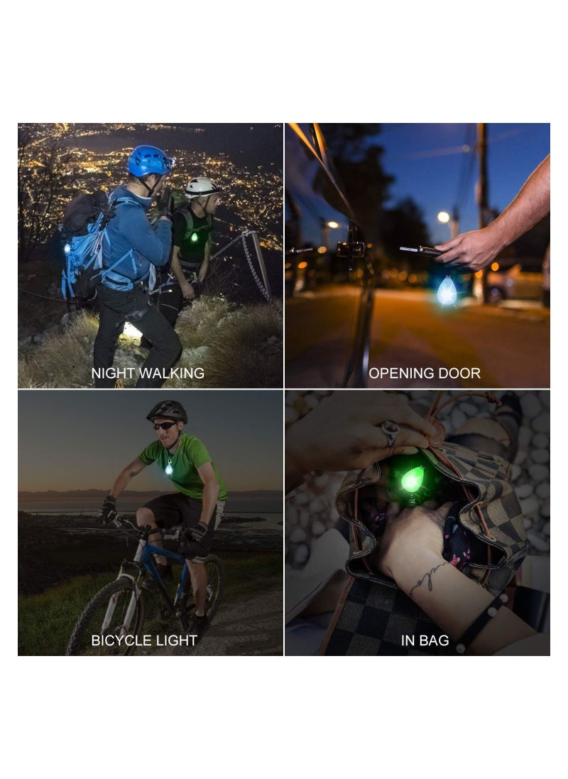 Y&D Dog Collar Light 2 Sets Of Lights With Usb Charging Waterproof Led Safety For Walking At Night Blue And Green  - Image 4
