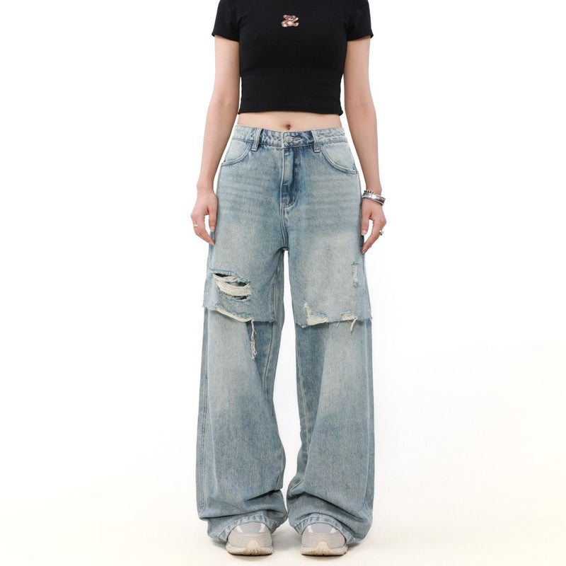 Vintage Classic European-American Design Daily Commute Jeans  Size_S - Image 2