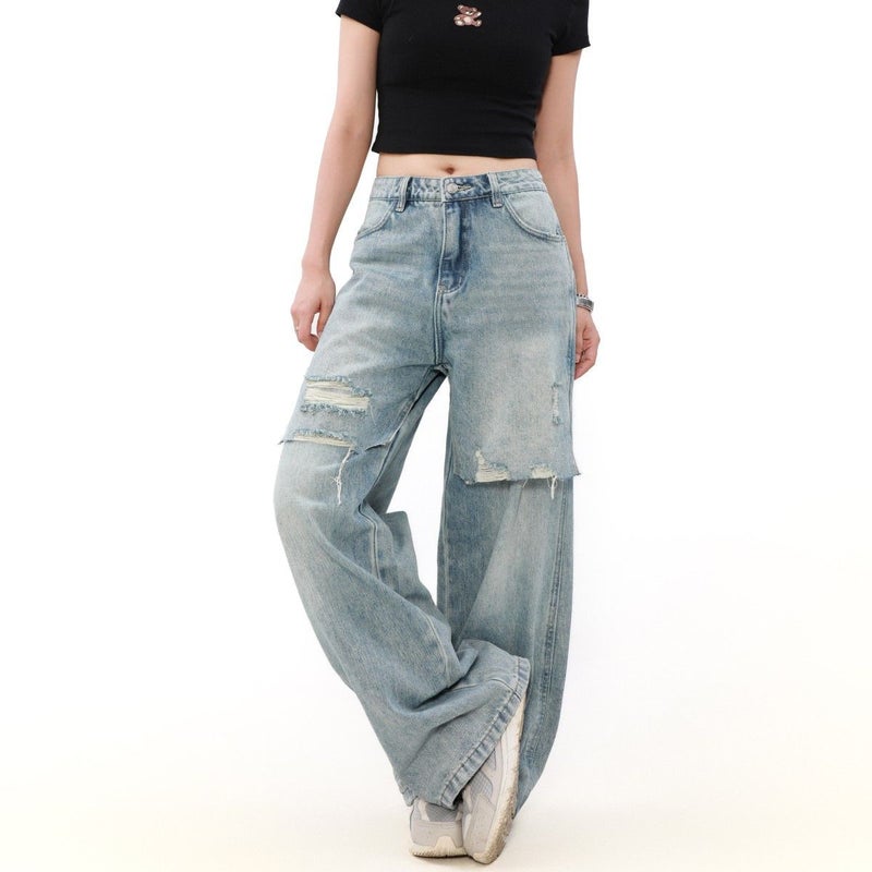 Vintage Classic European-American Design Daily Commute Jeans  Size_S - Image 3