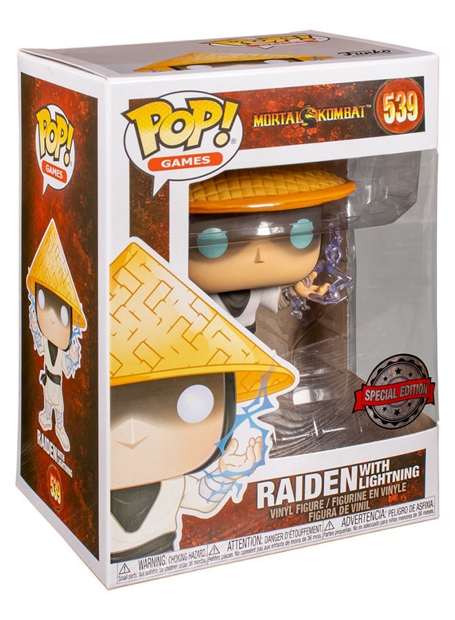 NIBEMINENT Pop Games - Moral Kombat Raiden With Lightning Insider Club Exclusive Action Figure 6.5cm - Image 3