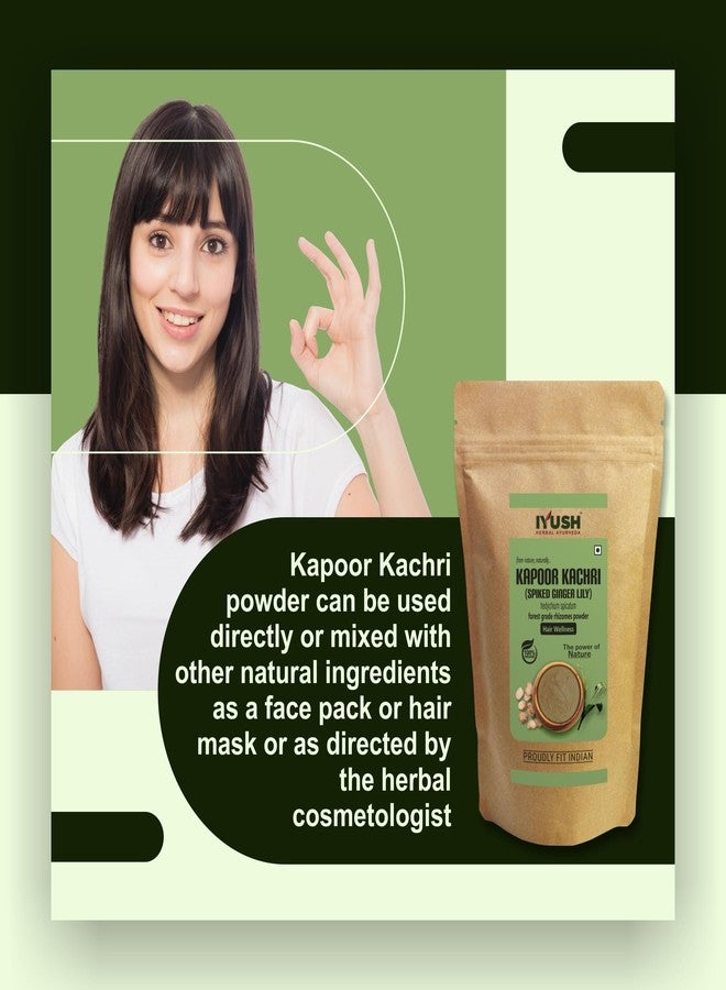 IYUSH Kapoor Kachri Powder for Hair Growth, 400 gm | Kapur Kachri Powder for Hair | Kapoor Kachari Powder | Kapur Kachri Powder for Skin | Gandha Kachuralu Powder | Kapoor Kachari for Hair and Skin | - Image 4