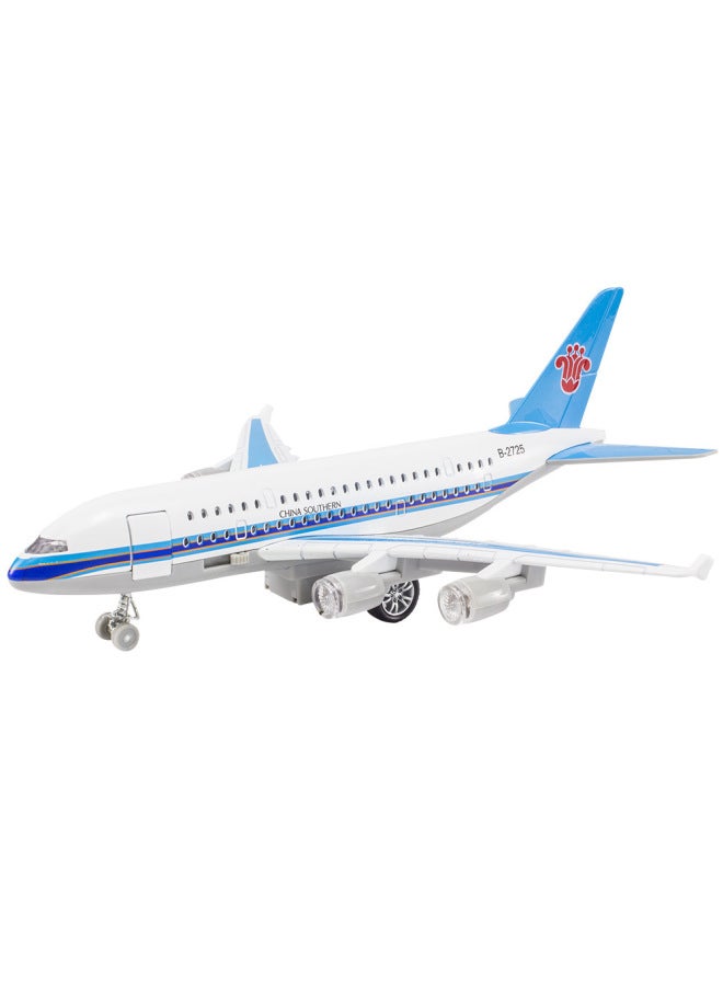 Simulation A380 China Southern Airlines Alloy Aircraft Children's Voice Ornaments Toy Model Acousto-optic Huili Passenger Aircraft Wholesale-Color:Large Color Southern Airlines - Image 2