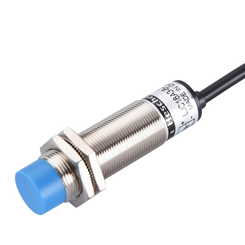 Heschen M18 Capacitive Proximity Sensor Switch, Non-Shield Type, LJC18A3-B-Z/CX, Detection 10mm, 10-30VDC 200mA, NPN NO+NC, 4 Wires - Image 3