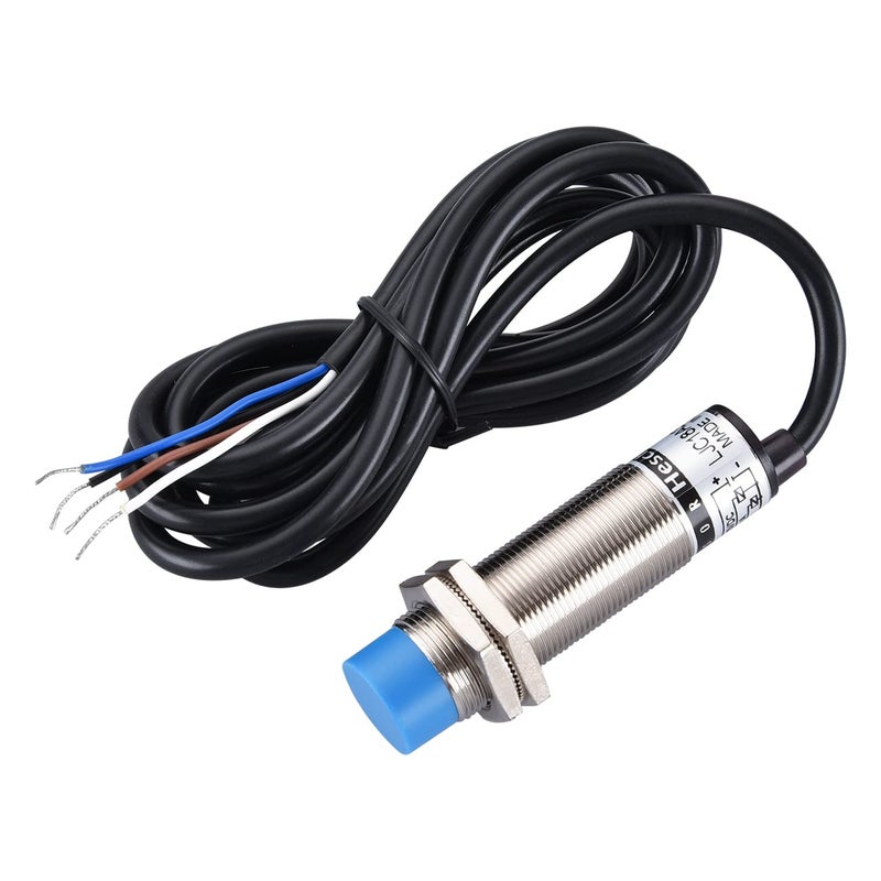 Heschen M18 Capacitive Proximity Sensor Switch, Non-Shield Type, LJC18A3-B-Z/CX, Detection 10mm, 10-30VDC 200mA, NPN NO+NC, 4 Wires - Image 1