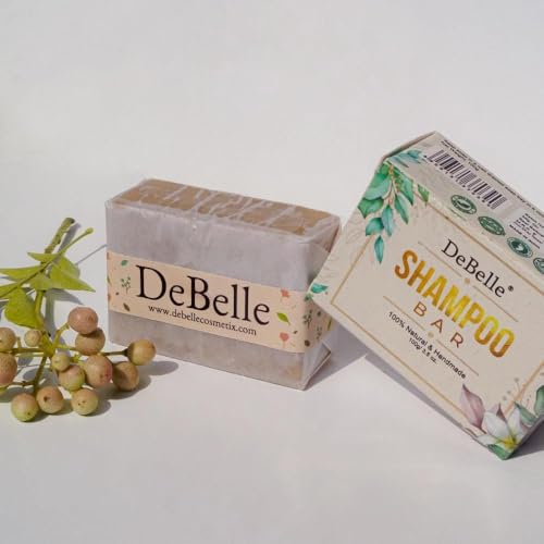 DeBelle Hair Shampoo Soap Cold Processed Handmade Shampoo Bar| Dry, Frizzy, Curly or Wavy Hair | Nourishes & Maintains Growth | 100% Natural, Sulphate & Paraben Free-100 Gm - Image 4