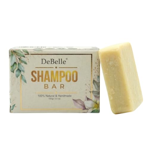DeBelle Hair Shampoo Soap Cold Processed Handmade Shampoo Bar| Dry, Frizzy, Curly or Wavy Hair | Nourishes & Maintains Growth | 100% Natural, Sulphate & Paraben Free-100 Gm - Image 1