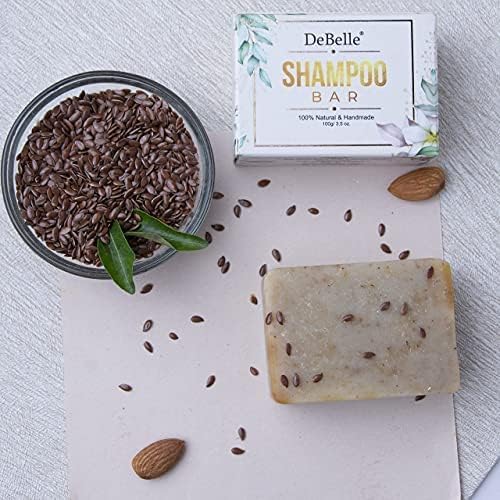 DeBelle Hair Shampoo Soap Cold Processed Handmade Shampoo Bar| Dry, Frizzy, Curly or Wavy Hair | Nourishes & Maintains Growth | 100% Natural, Sulphate & Paraben Free-100 Gm - Image 3