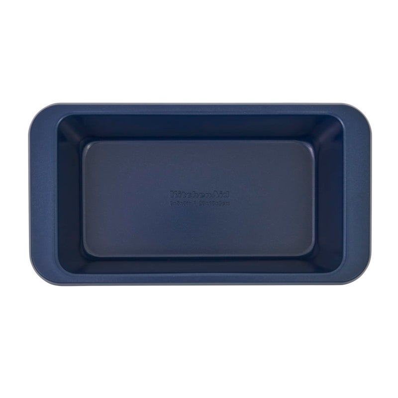 KitchenAid Nonstick Aluminized Steel Loaf Pan Dishwasher Safe 9 x 5 Inch Ink Blue - Image 2