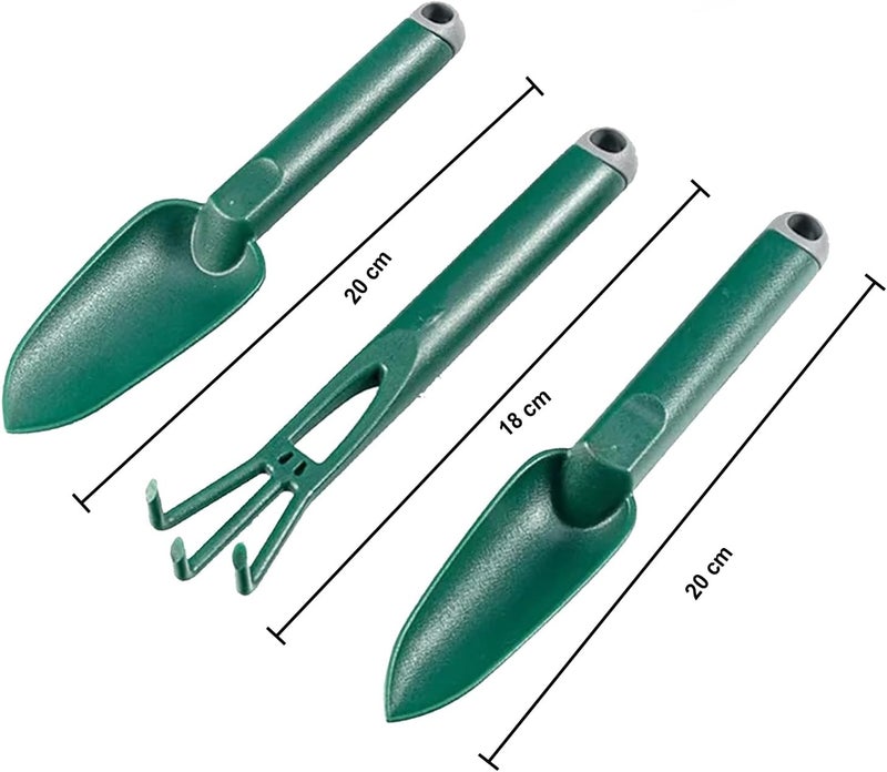 Oblivion 3 Pcs Gardening Tool Set, Hand Tool Kit for Home Gardening, Small Sized Hand Cultivator, Small Trowel, Garden Fork, Perfectly Sized, Ideal for Home Gardening and Lawn - Image 4