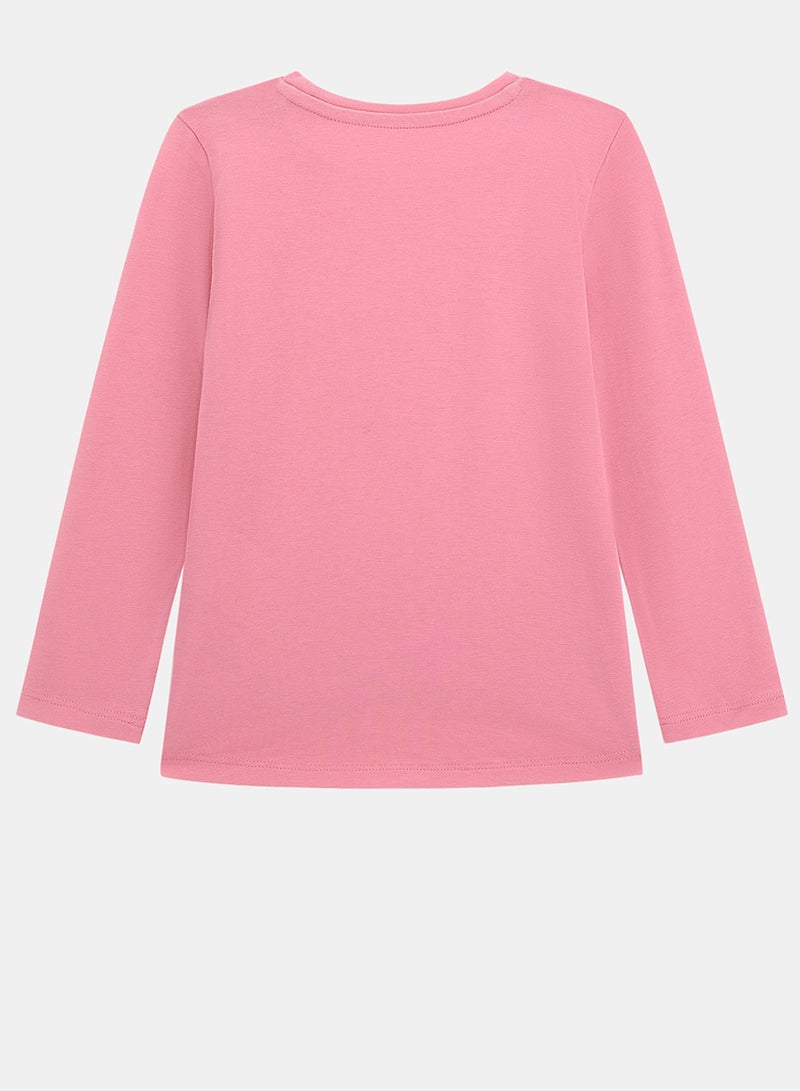 GUESS Kids Graphic Crew Neck T-Shirt - Image 2