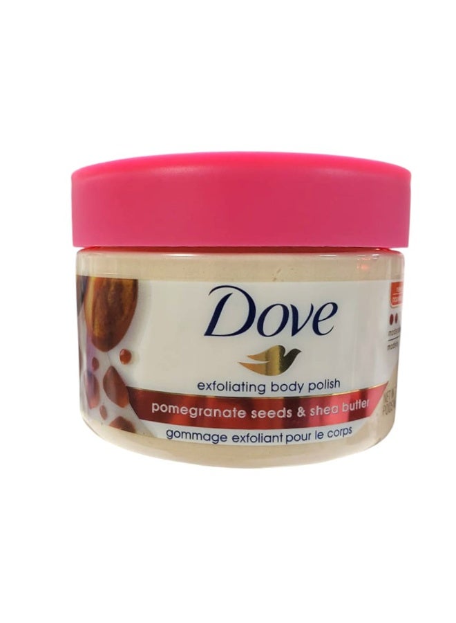 Dove Pomegranate Seeds & Shea Butter Exfoliating Body Polish - 298g - Image 1