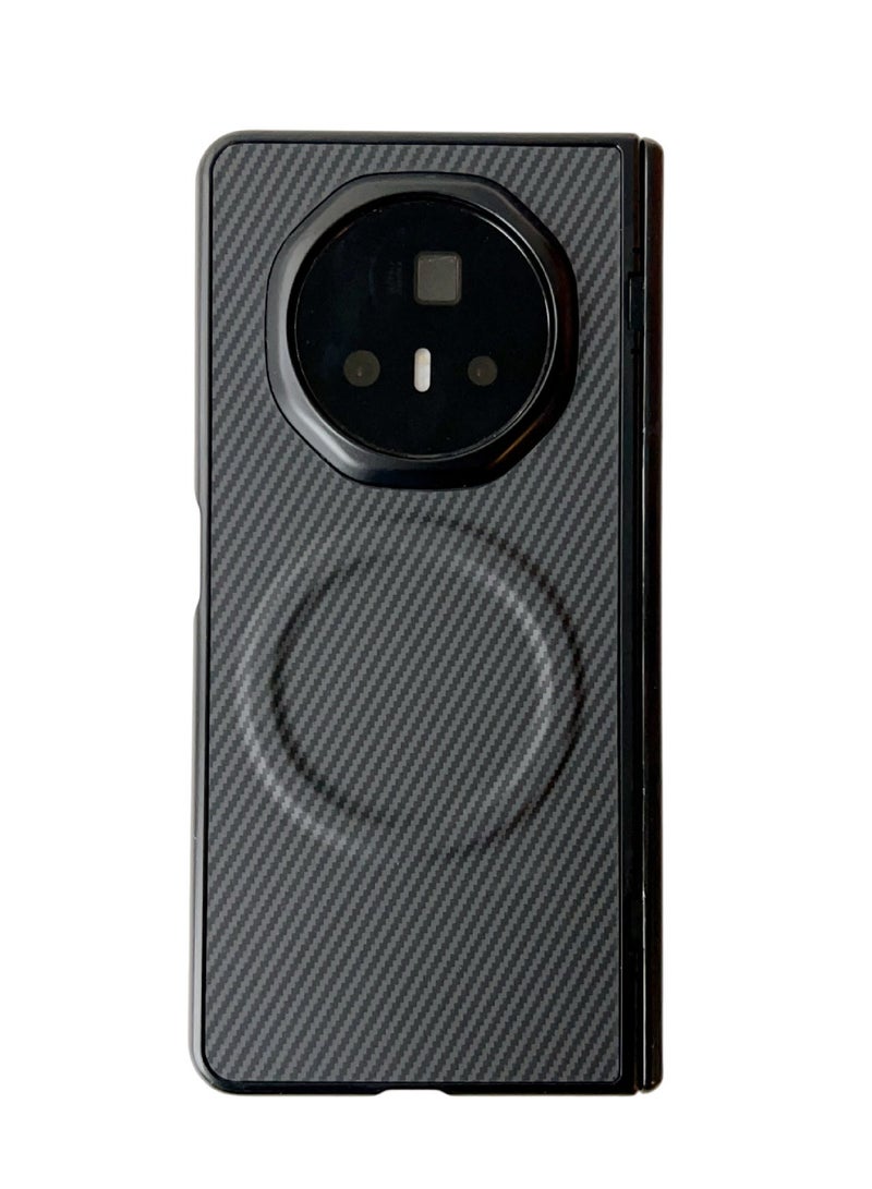 Honor Magic V5 Case, 【Triple Protection】 Shockproof Shock Absorbing Magnetic Case for Honor Magic V5 Carbon Fiber - Image 2
