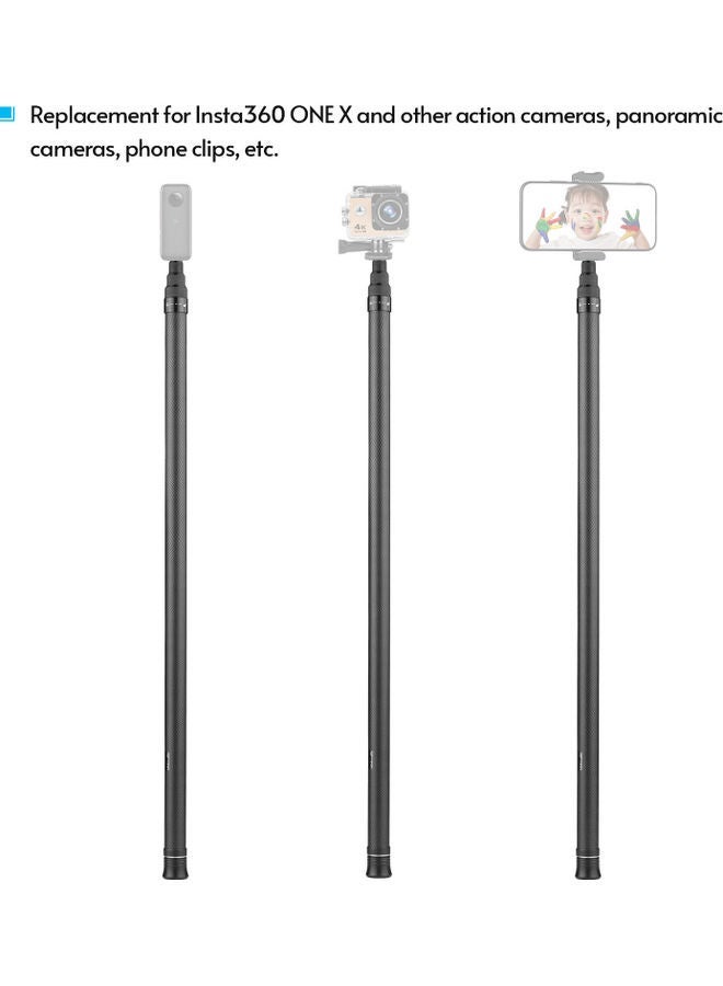 NIBEMINENT Carbon Fiber Selfie Stick Black  - Image 2