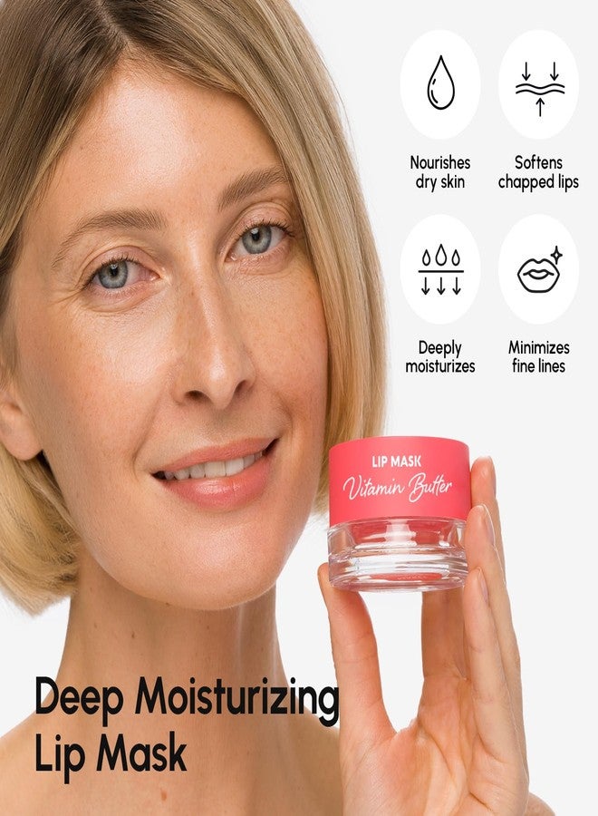 MAREE Lip Mask Overnight 2 Pack - Lip Moisturizer For Very Dry Lips - Hydrating Lip Butter Balm with Hyaluronic Acid & Collagen - Overnight Lip Treatment - Lip Sleeping Mask Repair - Image 3