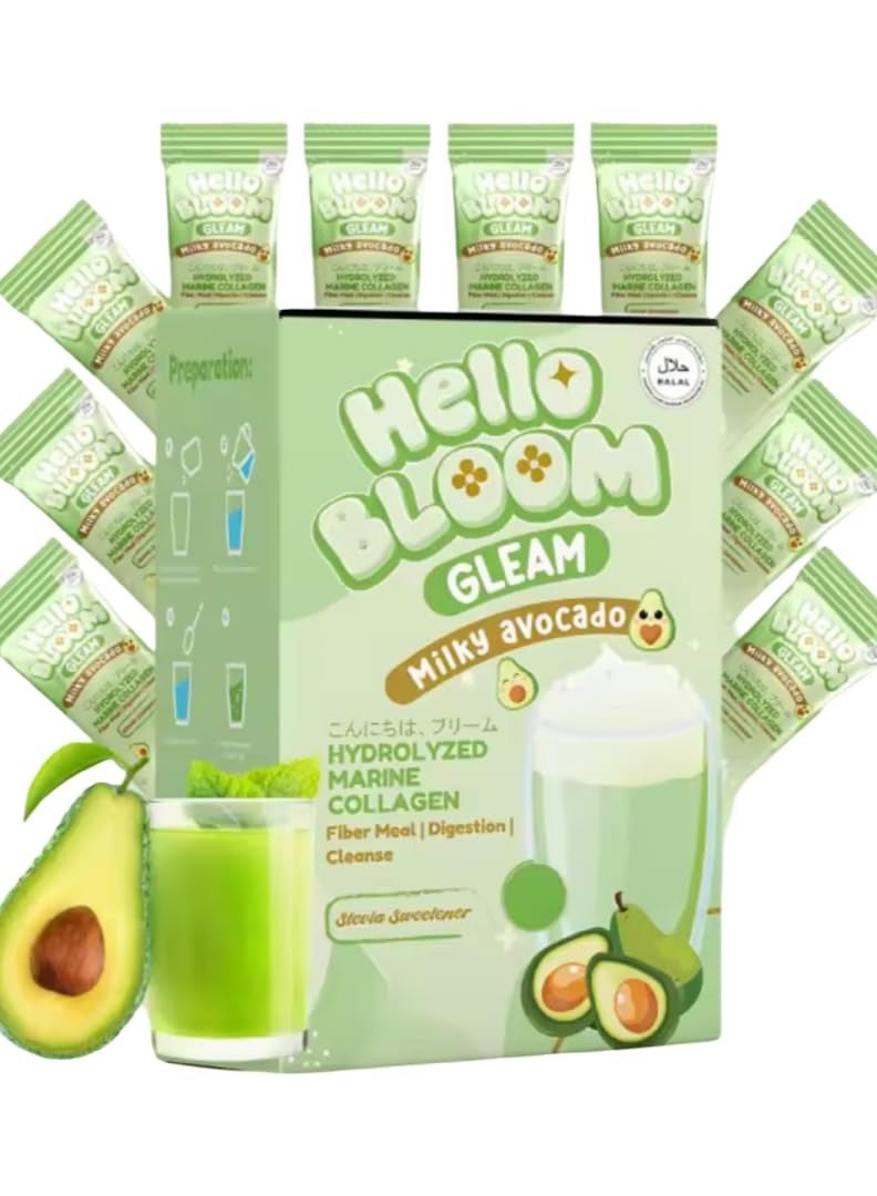 Bloom Glem, Milky Avocado 18g x 10 Sachets