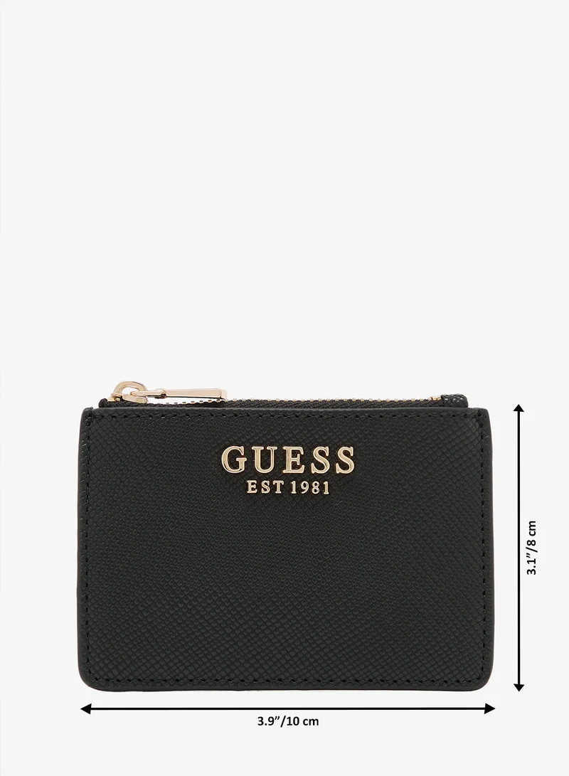 Guess BLACK Patsie Zip Around Cardholder for Women | Best Price UAE