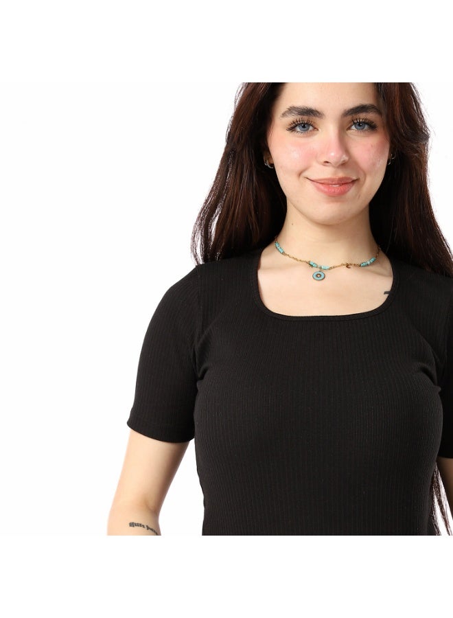 Coctail 2562-basic top-black - Image 2