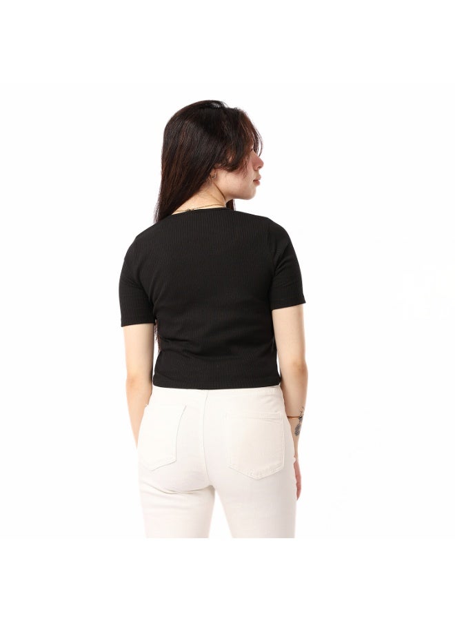 Coctail 2562-basic top-black - Image 3