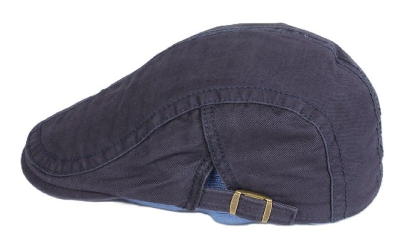 Zacharias Men's 100% Cotton Beret Golf Cap A7-01 (Pack of 1) (Dark Grey) - Image 4