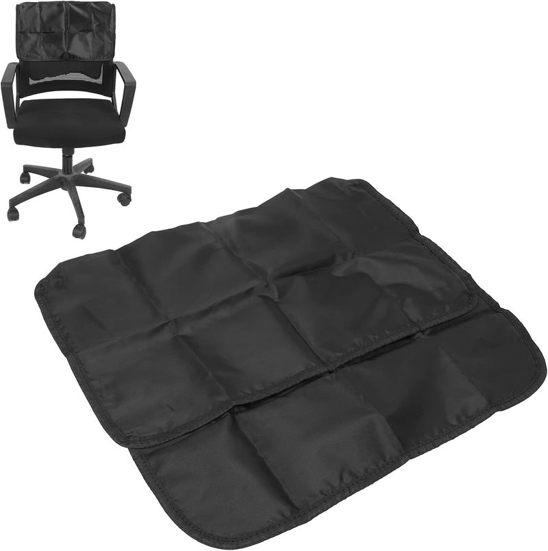 YOSOO Hairdresser Barber Chair Cover Chair Back Cover Wrap Oxford Fabric Chair Cover Resistant Black Back Protective Cover for Beauty Salon