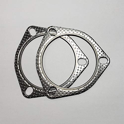 Ticon 3.5" 3 Bolt MLSG High Temp Exhaust Gasket w/SS Fire Ring (Qty 2) - Image 1