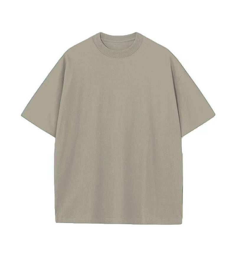 Generic 20-Pack Combed Cotton 230g Heavyweight Plain Tees light coffee