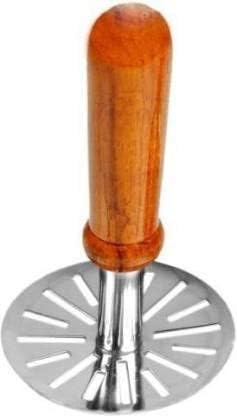 Safe Choice Lemon Squeezer with Potato Masher Handheld Citrus Juicer Fruit Juicer Lemon Presser Set of 2 Silver - Image 4