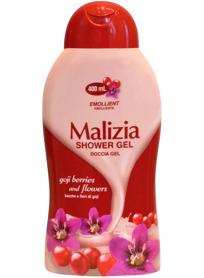 Malizia Shower Gel Goji Berries and Flowers 400ml - Image 1