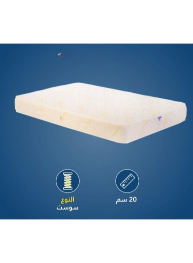 Foam Mattress – Comfortable Sleep Support for Bed, 160x195x20 cm - Image 2