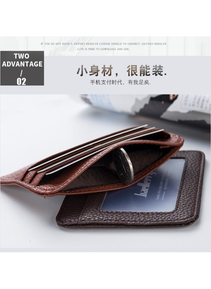 baellerry Card Holder Wallet Brown  - Image 3