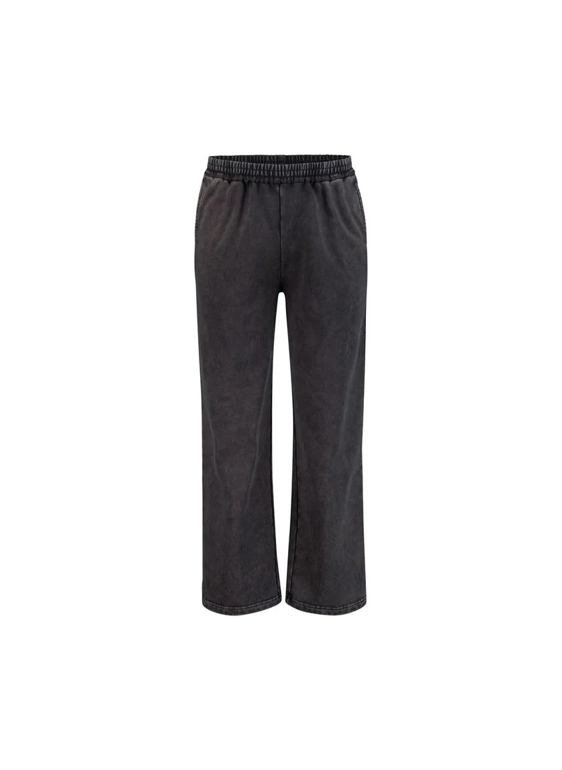 Prince Politique Acid Wash Straight Leg Lounge Pants