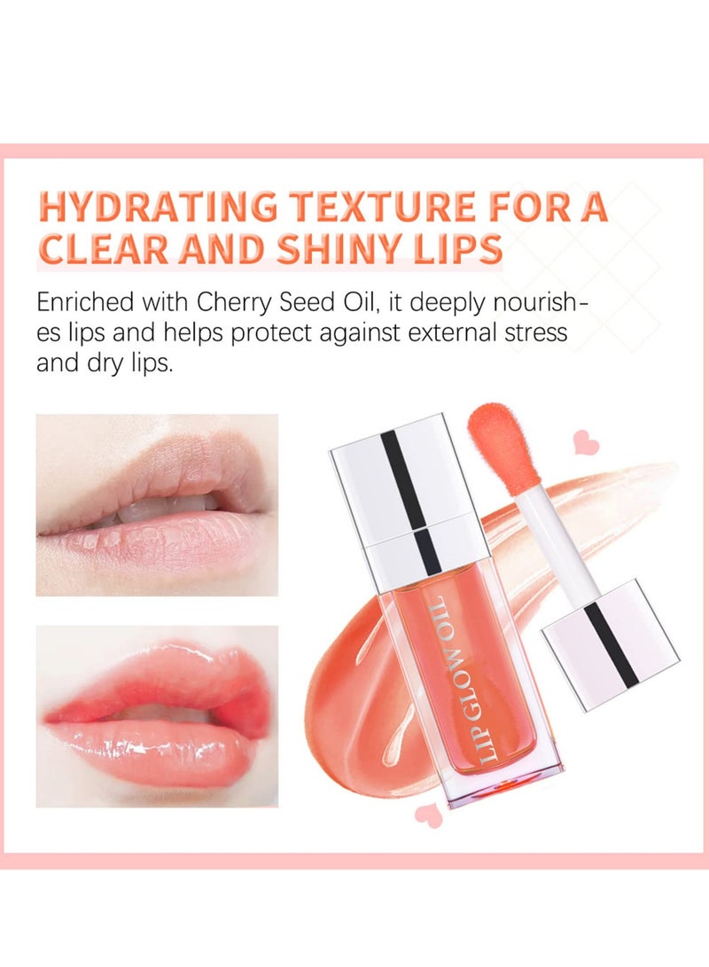 SYOSI 3Pcs Plumping Lip Gloss, Long Lasting Hydrating Lip Gloss Transparent Toot Lip Oil Long Lasting Non-sticky for Dry Lip Care (3 Colors) - Image 3