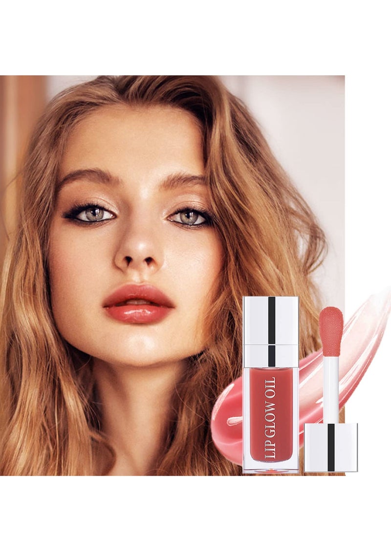 SYOSI 3Pcs Plumping Lip Gloss, Long Lasting Hydrating Lip Gloss Transparent Toot Lip Oil Long Lasting Non-sticky for Dry Lip Care (3 Colors) - Image 2